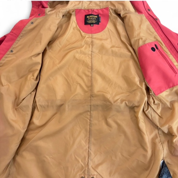 Burton Women's Sadie Waterproof Rain Jacket Windbreaker Cranberry Breathable - Picture 3 of 9